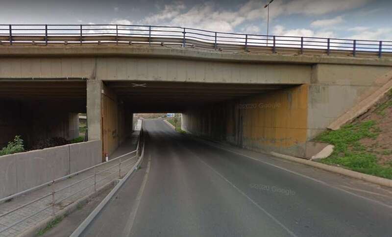 Paso inferior de acceso y salida de Las Terrazas/GM.